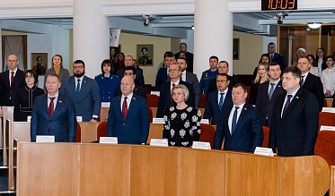 Заседание Законодательного Собрания Оренбургской области